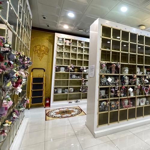 벽제 가족납골당 개인단 안치 모습 by 하늘향 추모공원