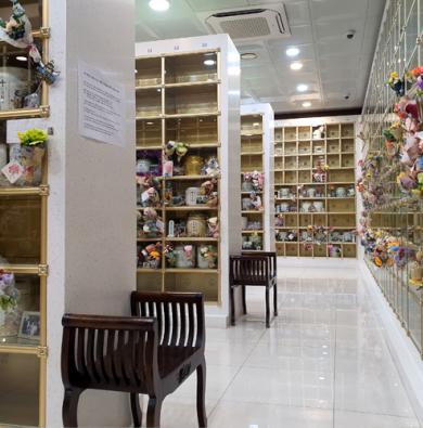 벽제 가족납골당 안치실 전경